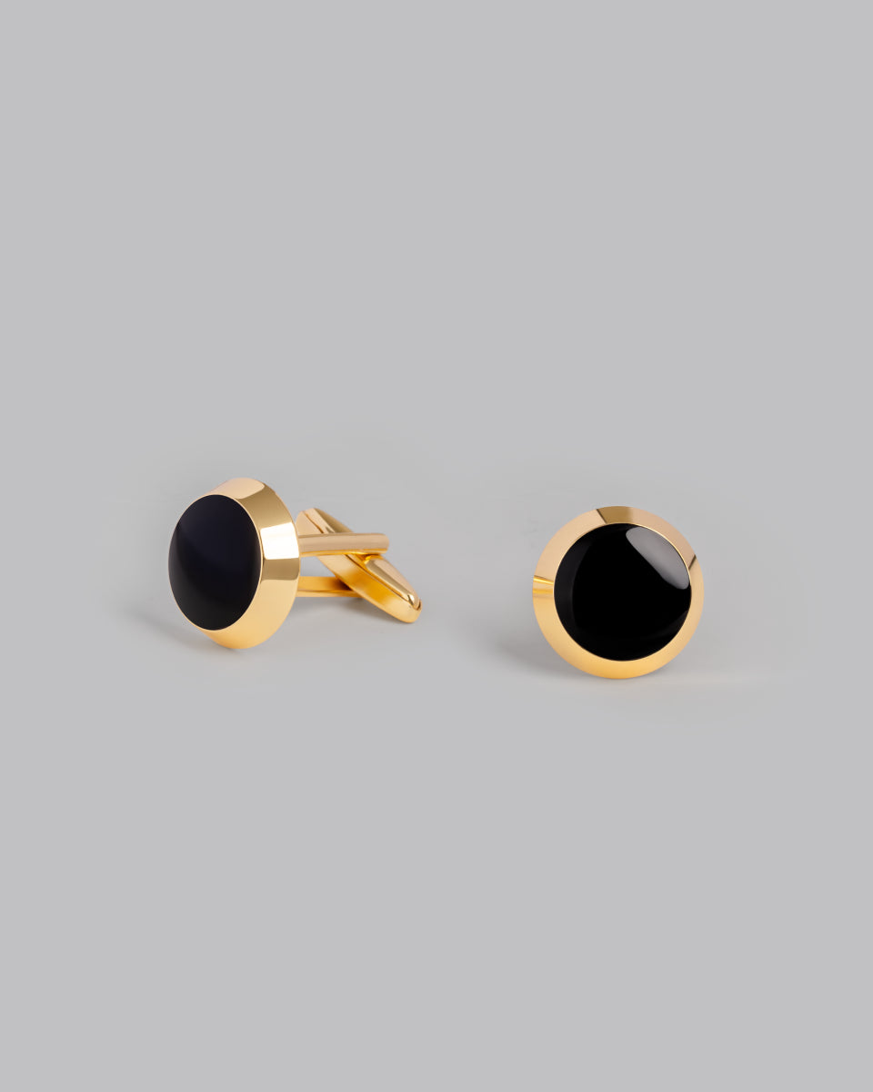 Black & Gold Cufflinks