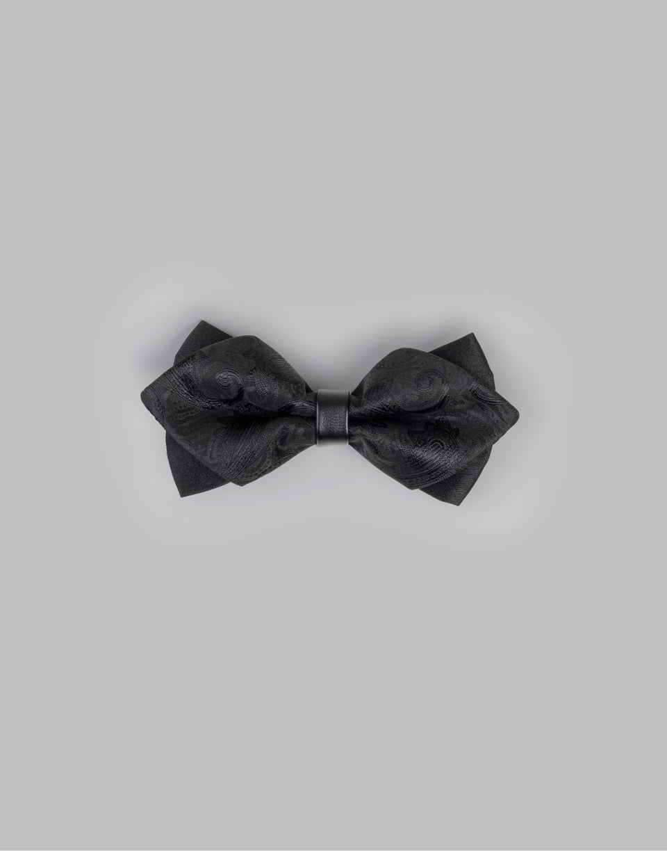 Brocade Bow Tie / Black