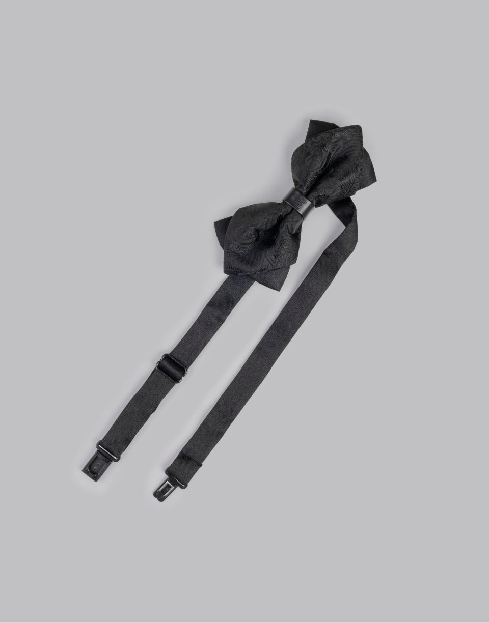 Brocade Bow Tie / Black