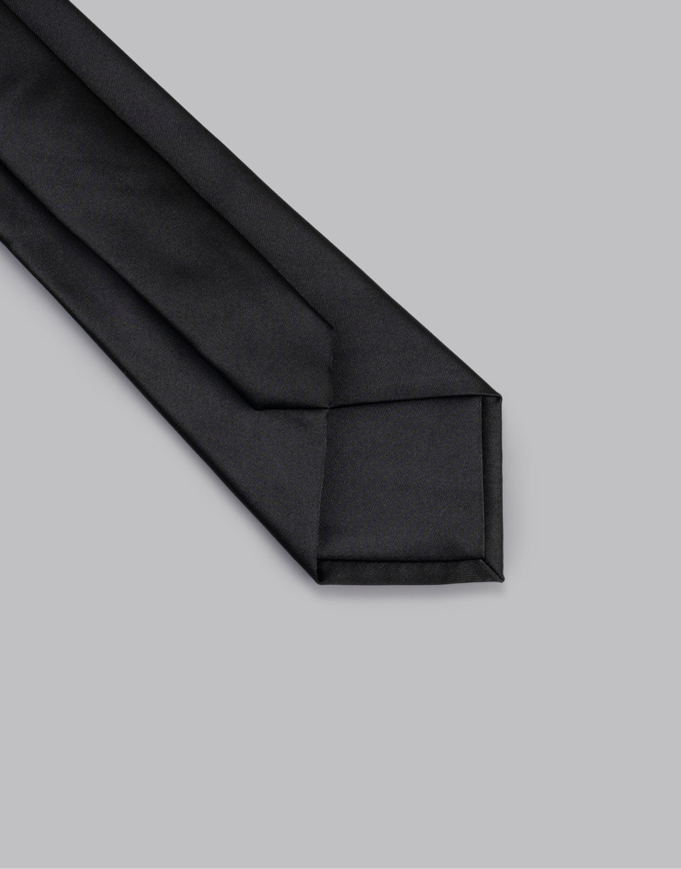 Satin Classic Tie / Black