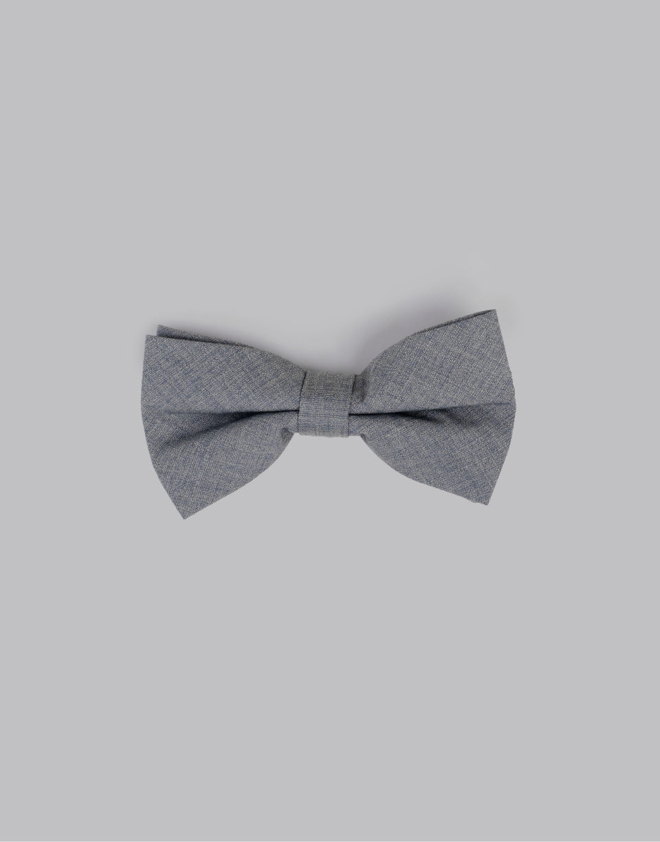 Linen Bow Tie / Gray