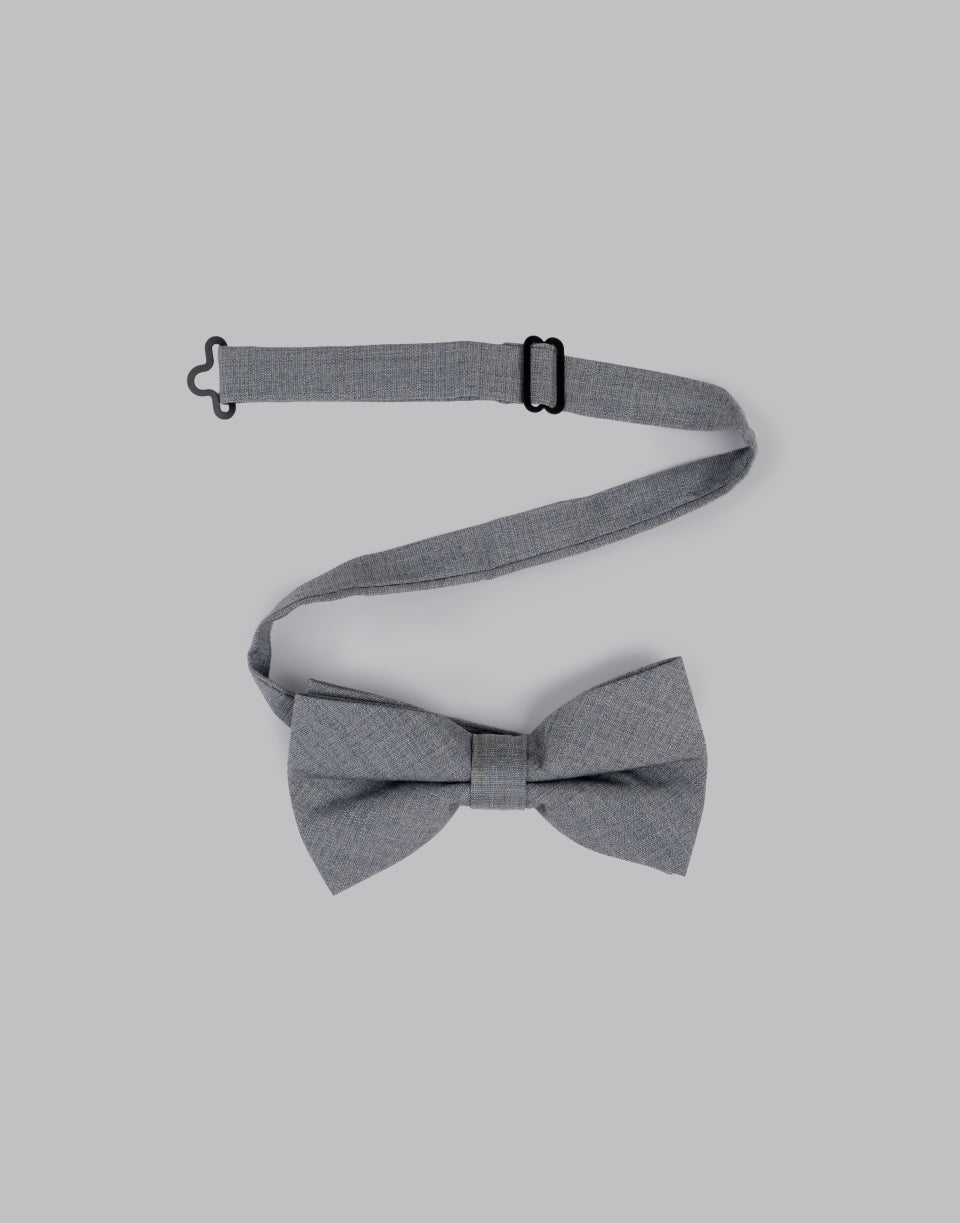 Linen Bow Tie / Gray