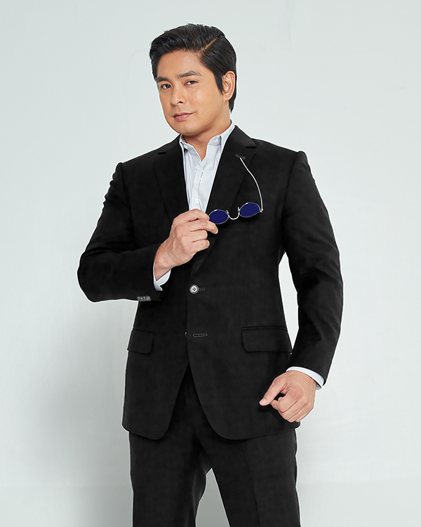 Single-Breasted Polywool Suit / Onyx Black
