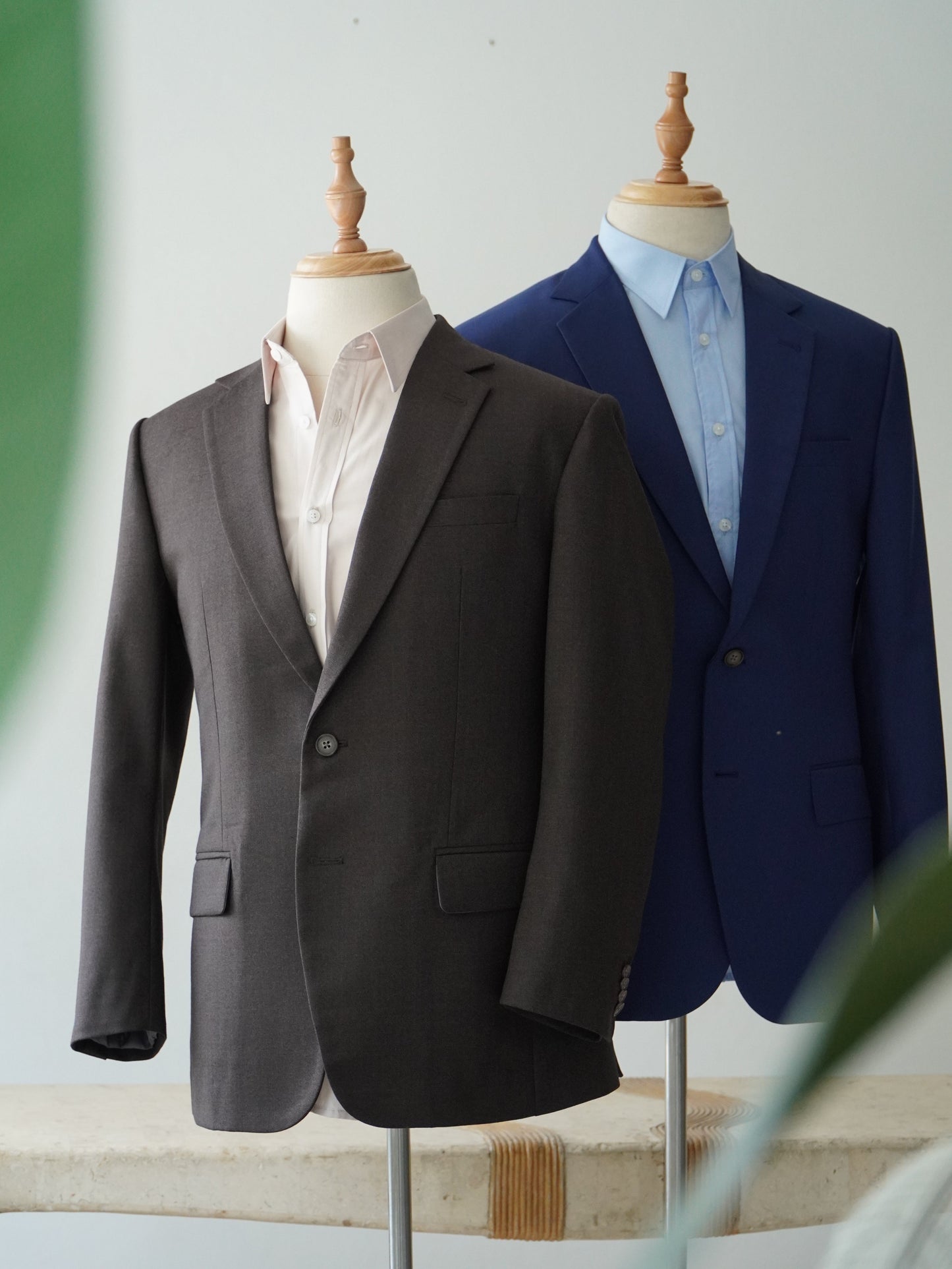 SINGLE BREASTED FULL LINING POLYWOOL COAT MEN