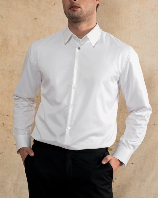 Signature Dress Shirt / White