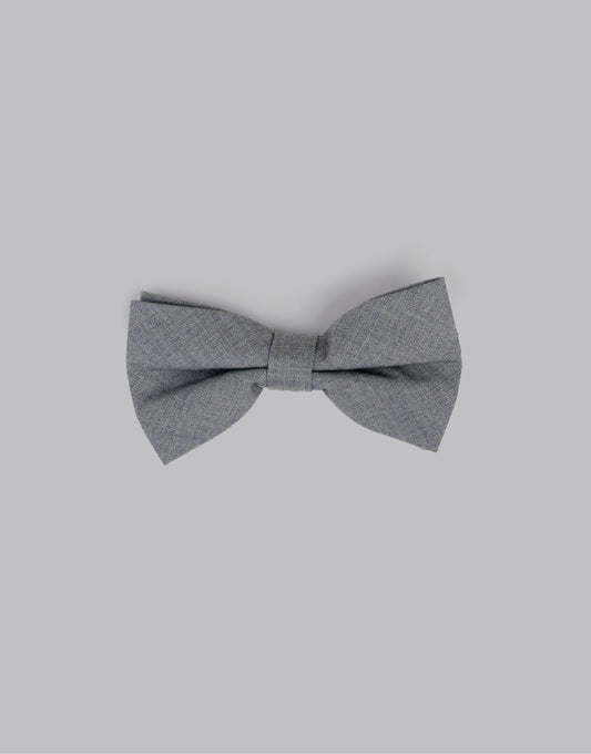 Linen Bow Tie / Gray
